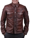 Leather-Shirt Leather Jacket