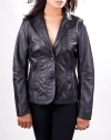 Madiline Leather Blazer