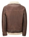 brown-shearling Leather Jacket