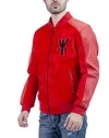 Simba-Red Leather Jacket
