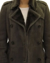 Suede-Coat Leather Coat