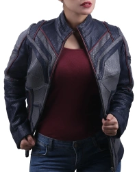 Ant-Woman Leather Jacket
