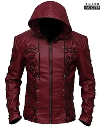 Colton-Haynes Leather Jacket