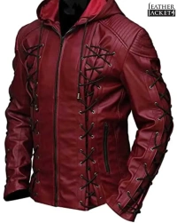 Colton-Haynes Leather Jacket