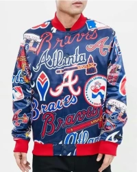 atlanta-braves Satin Jacket