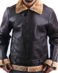B3-Bomber Leather Jacket