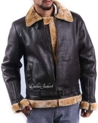 B3-Bomber Leather Jacket