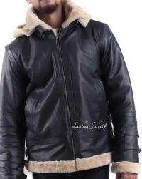 B3-Hood Leather Jacket