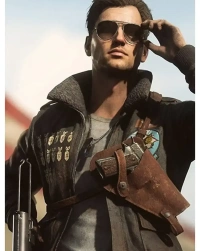 Battlefield5-SteveFisher Leather Jacket