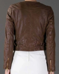 Kristin-Kreuk Leather Jacket