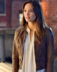 Kristin-Kreuk Leather Jacket