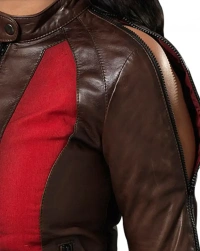 Abigail-Whistler Leather Jacket