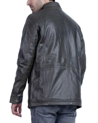 Bosom-Biker Leather Jacket
