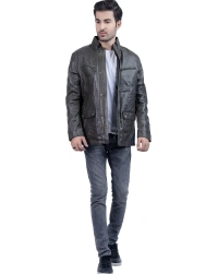 Bosom-Biker Leather Jacket