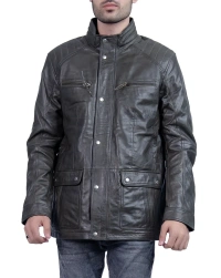 Bosom-Biker Leather Jacket