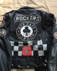 mens-studded Leather Jacket