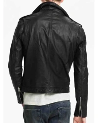 Christian-Grey Leather Jacket