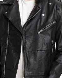 Christian-Grey Leather Jacket