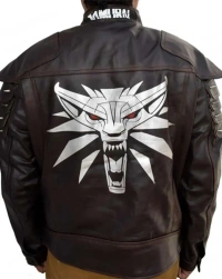 wolf-school Leather Jacket