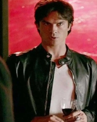 Damon-Salvatore Leather Jacket