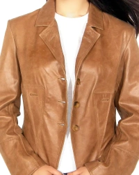 Darling Leather Blazer
