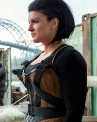 Ginacarano-Vest Leather Jacket