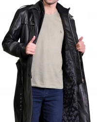 Elon-Musk Leather Coat