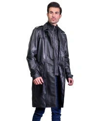 Elon-Musk Leather Coat