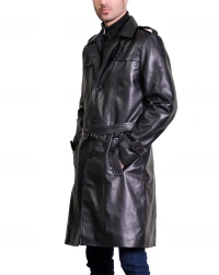 Elon-Musk Leather Coat