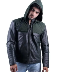 Green-Arrow-1 Leather Jacket