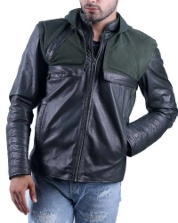 Green-Arrow-1 Leather Jacket