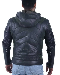 Green-Arrow-2 Leather Jacket