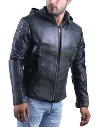 Green-Arrow-2 Leather Jacket