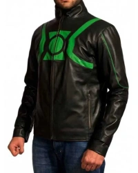 Green-Lantern Leather Jacket