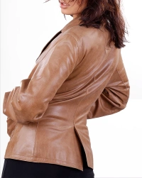 Hannah Leather Blazer