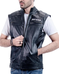 Harley-Vest Leather Jacket