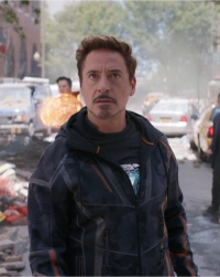 tony-stark Satin Jacket