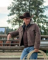 Kevin-Costner Corduroy Jacket