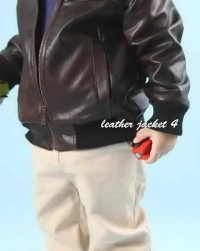 Hoodie Leather Jacket