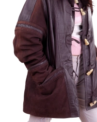 Korsy Leather Coat