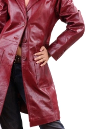 Angelina Leather Coat
