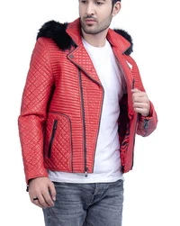 Leo-Red Leather Jacket
