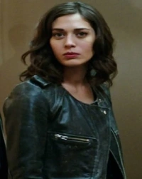 Lizzy-Caplan Leather Jacket