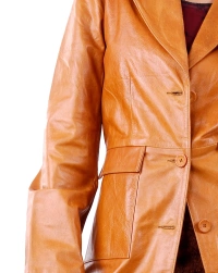 Longline Leather Coat