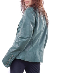 Makayla Leather Blazer