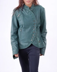 Makayla Leather Blazer