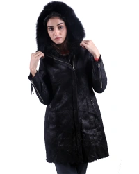 Melodic Leather Coat