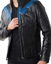 Nightwing-Jacket Leather Jacket