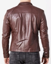 rebel-alliance-brown Leather Jacket