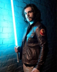 rebel-alliance-brown Leather Jacket